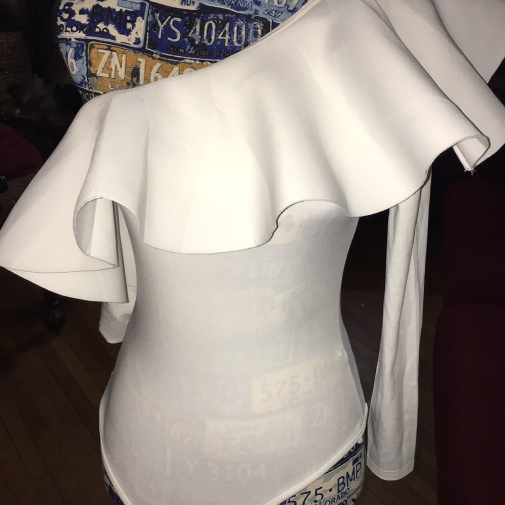Off shoulder dressy body suit